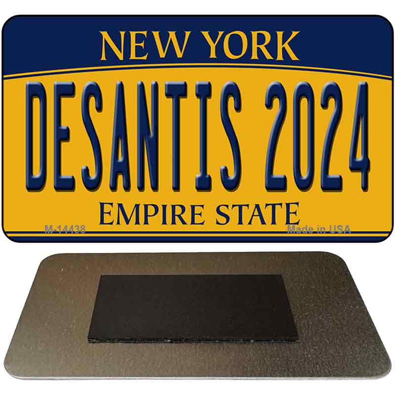M-14438 3.5 x 2 in. Desantis 2024 York Novelty Rectangle Metal Magnet