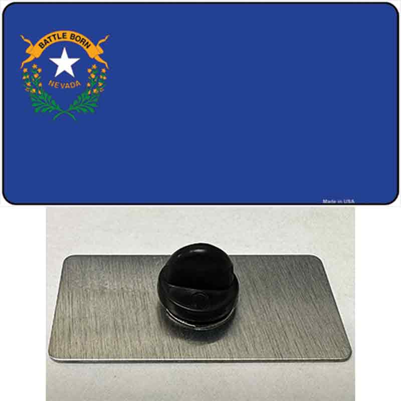 PIN-LP-3591 1.5 x 0.75 in. Nevada State Flag Novelty Rectangle Metal Hat Pin