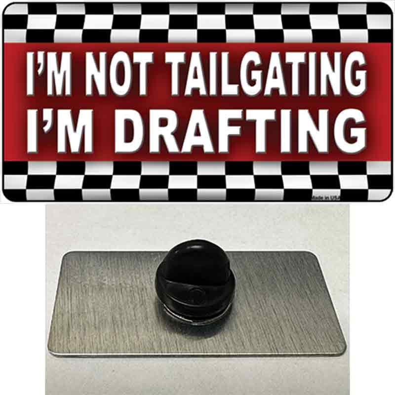 PIN-LP-375 1.5 x 0.75 in. Not Tailgating Drafting Novelty Rectangle Metal Hat Pin