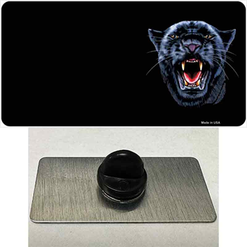 PIN-LP-3750 1.5 x 0.75 in. Panther Offset Novelty Rectangle Metal Hat Pin