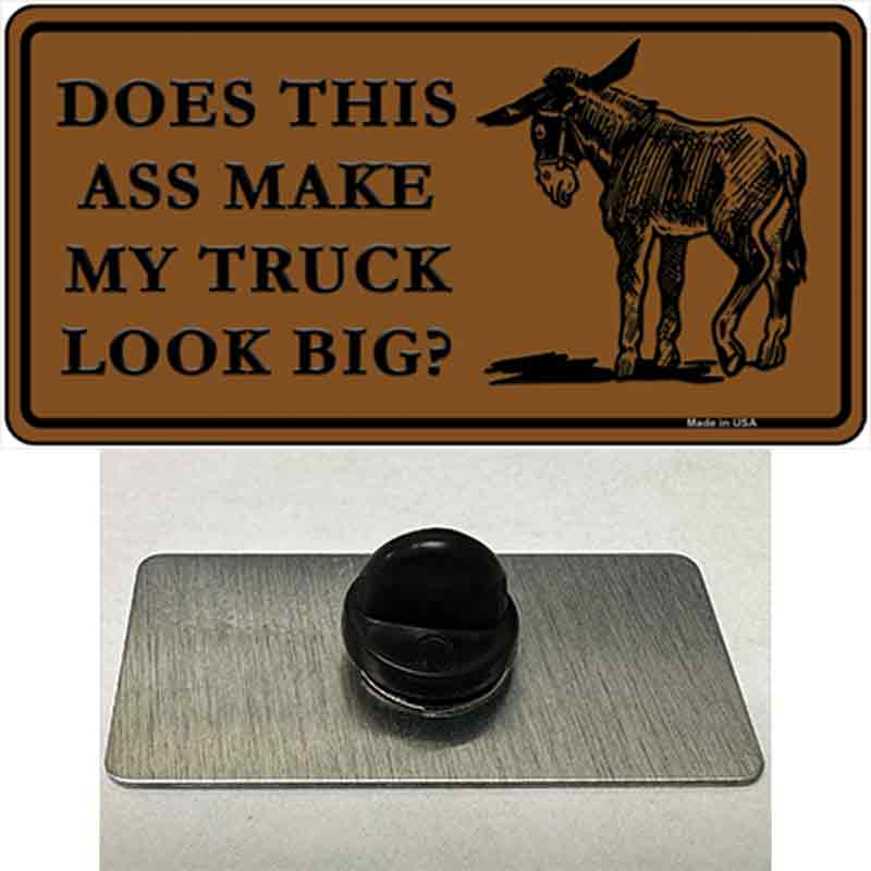 PIN-LP-11704 1.5 x 0.75 in. Does This Ass Novelty Rectangle Metal Hat Pin