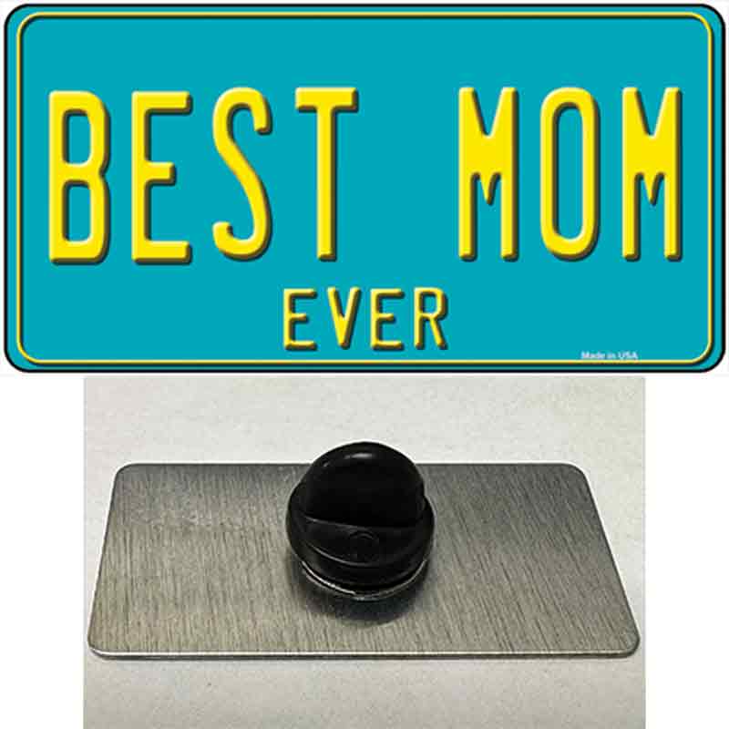 PIN-LP-11800 1.5 x 0.75 in. Best Mom Ever Novelty Rectangle Metal Hat Pin