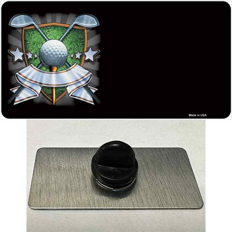 PIN-LP-3792 1.5 x 0.75 in. Golf Banner Offset Novelty Rectangle Metal Hat Pin
