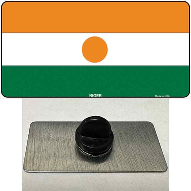 PIN-LP-4111 1.5 x 0.75 in. Niger Flag Novelty Rectangle Metal Hat Pin