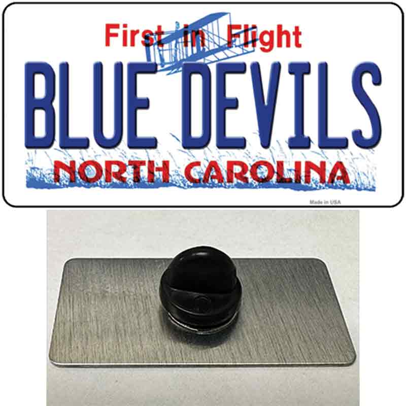 PIN-LP-12107 1.5 x 0.75 in. Blue Devils North Carolina State Novelty Rectangle Metal Hat Pin