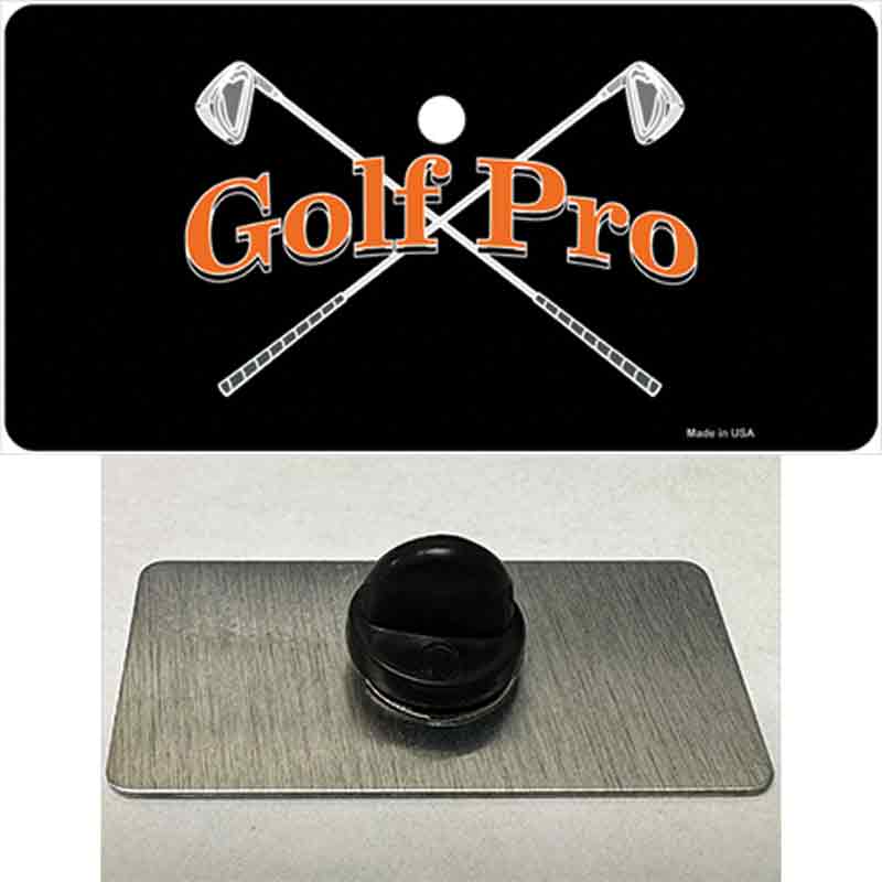 PIN-LP-3833 1.5 x 0.75 in. Golf Pro Novelty Rectangle Metal Hat Pin