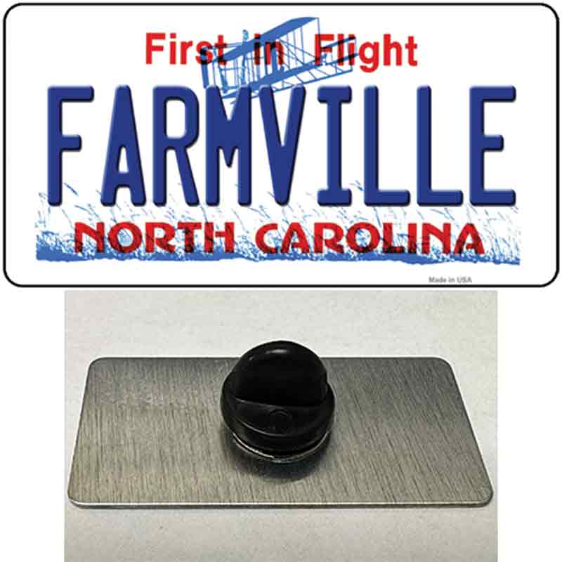 PINLP11746 15 x 075 in Farmville North Carolina State Novelty Rectangle Metal Hat Pin