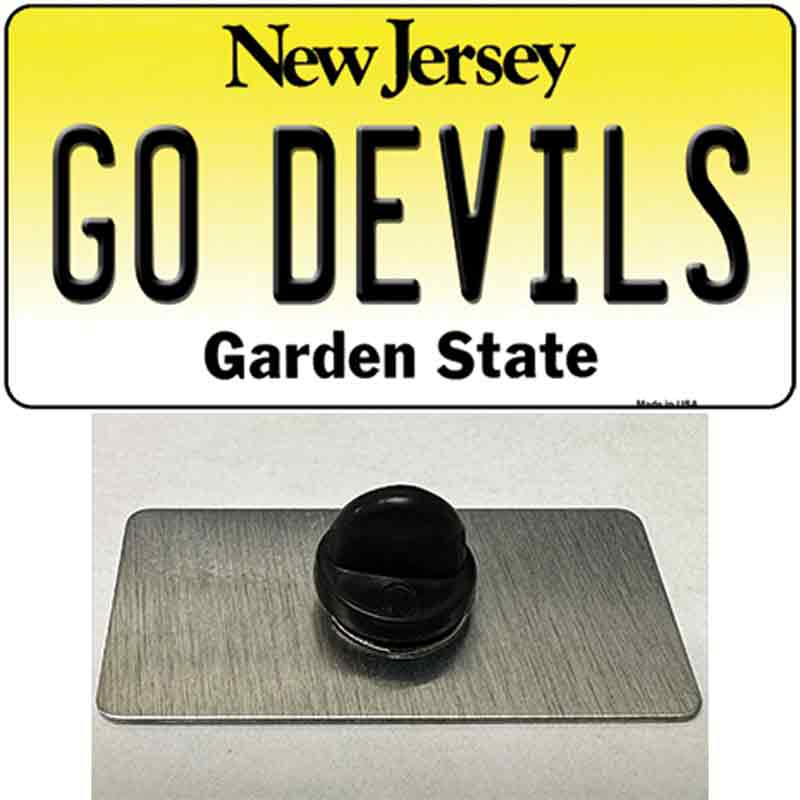 PIN-LP-13445 1.5 x 0.75 in. Go Devils Novelty Rectangle Metal Hat Pin Tag