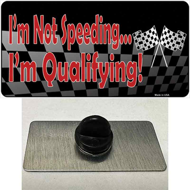 PIN-LP-048 1.5 x 0.75 in. Im Qualifying Novelty Rectangle Metal Hat Pin