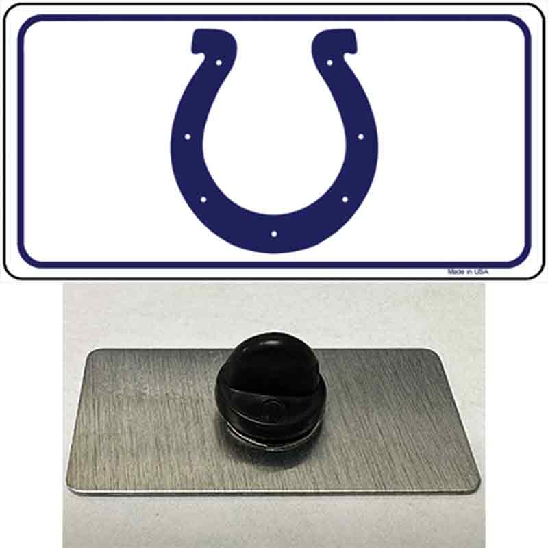 PIN-LP-1137 1.5 x 0.75 in. Horseshoe Novelty Rectangle Metal Hat Pin