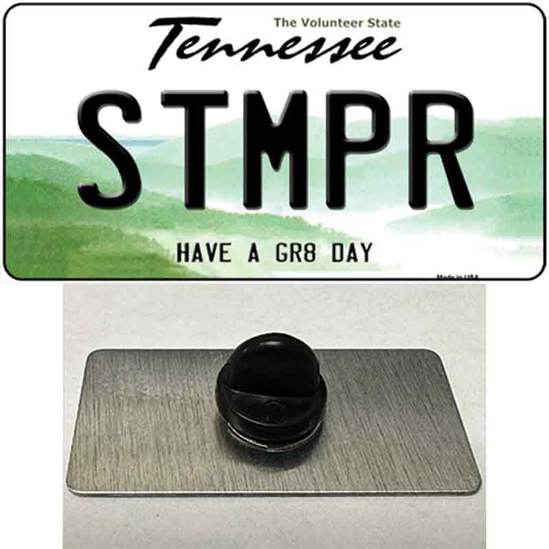 PIN-LP-13642 1.5 x 0.75 in. Stomper Novelty Rectangle Metal Hat Pin Tag