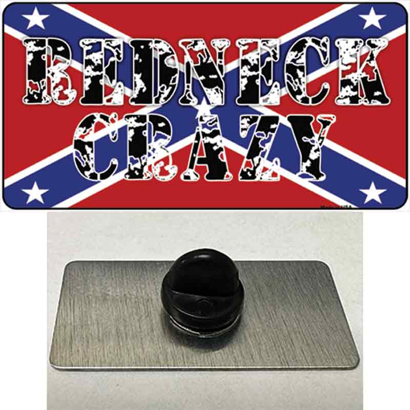 PIN-LP-5077 1.5 x 0.75 in. Redneck Crazy Novelty Rectangle Metal Hat Pin