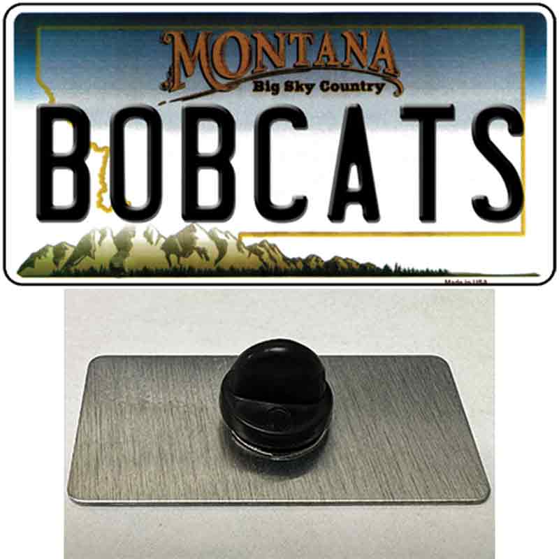 PIN-LP-12867 1.5 x 0.75 in. Bobcats Novelty Rectangle Metal Hat Pin