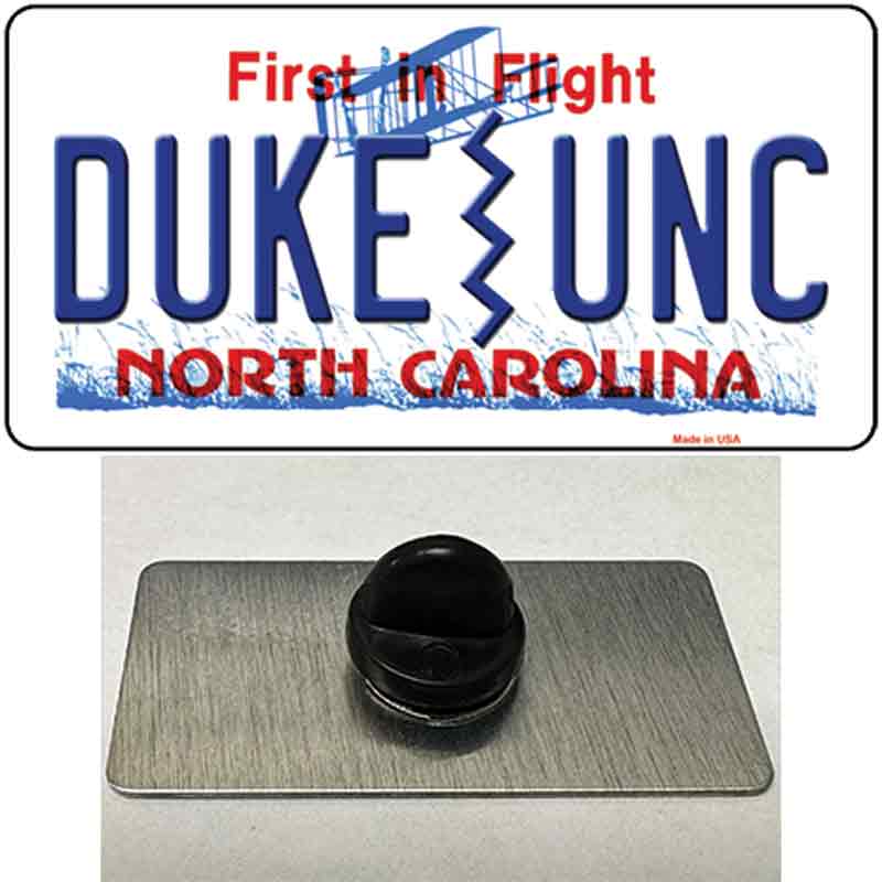 PIN-LP-12931 1.5 x 0.75 in. Duke UNC Novelty Rectangle Metal Hat Pin