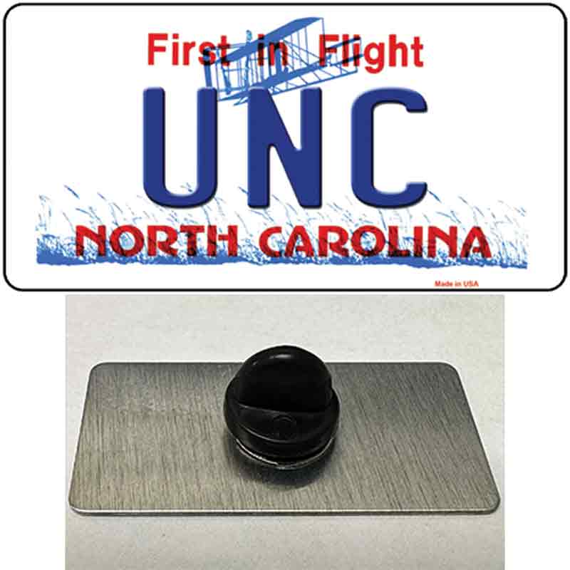 PIN-LP-12937 1.5 x 0.75 in. Univ North Carolina Novelty Rectangle Metal Hat Pin -  Smart Blonde