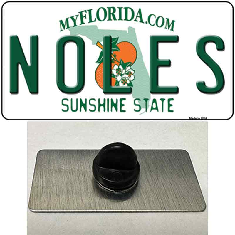 PIN-LP-6019 1.5 x 0.75 in. Noles Florida Novelty Rectangle Metal Hat Pin