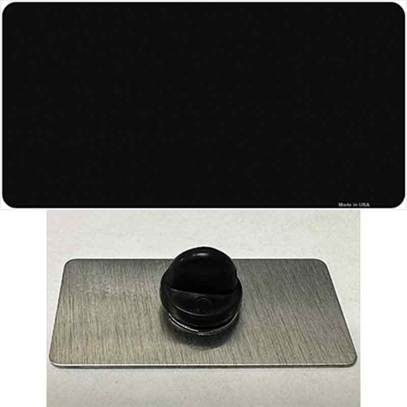 PIN-LPC-1014 1.5 x 0.75 in. Black Metallic Solid Novelty Rectangle Metal Hat Pin