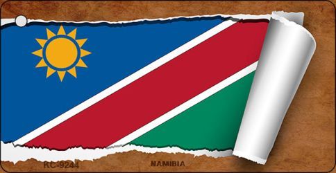 KC-9244 Namibia Flag Scroll Novelty Key Chain