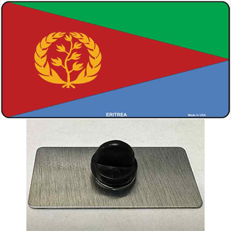 PIN-LP-4008 1.5 x 0.75 in. Eritrea Flag Novelty Rectangle Metal Hat Pin