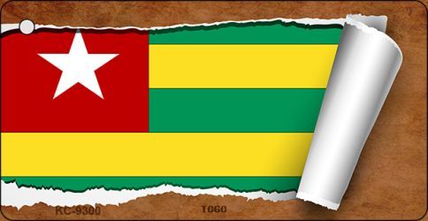 KC-9300 Togo Flag Scroll Novelty Key Chain