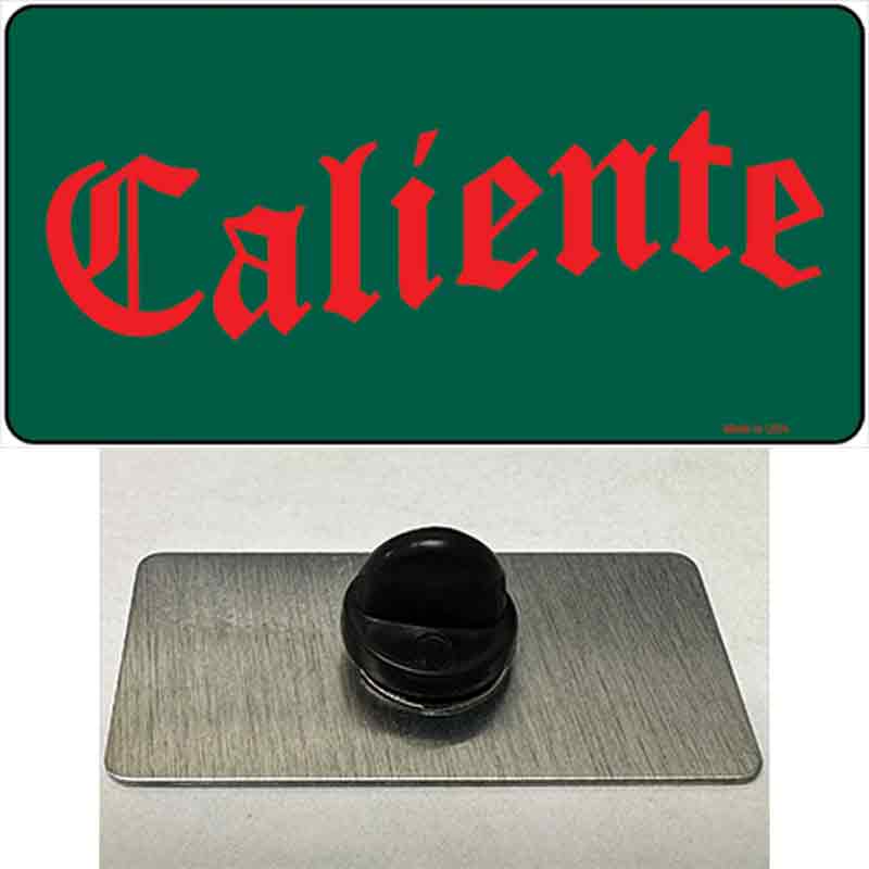 PIN-LP-1115 1.5 x 0.75 in. Caliente Novelty Rectangle Metal Hat Pin