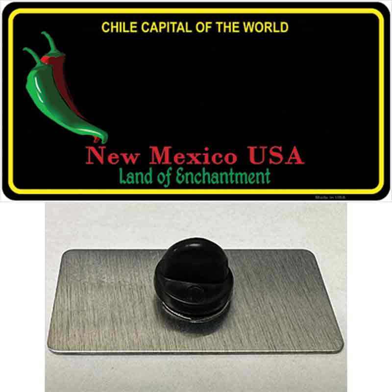 PIN-LP-11751 1.5 x 0.75 in. Mexico Blank Black State Novelty Rectangle Metal Hat Pin