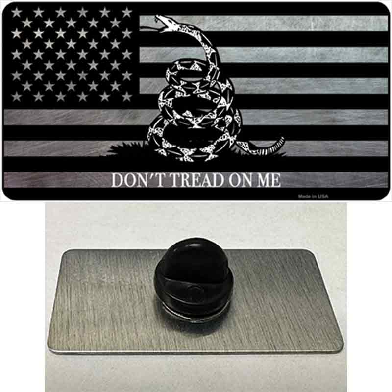 PIN-LP-13799 1.5 x 0.75 in. Dont Tread On Me American Flag Novelty Rectangle Metal Hat Pin