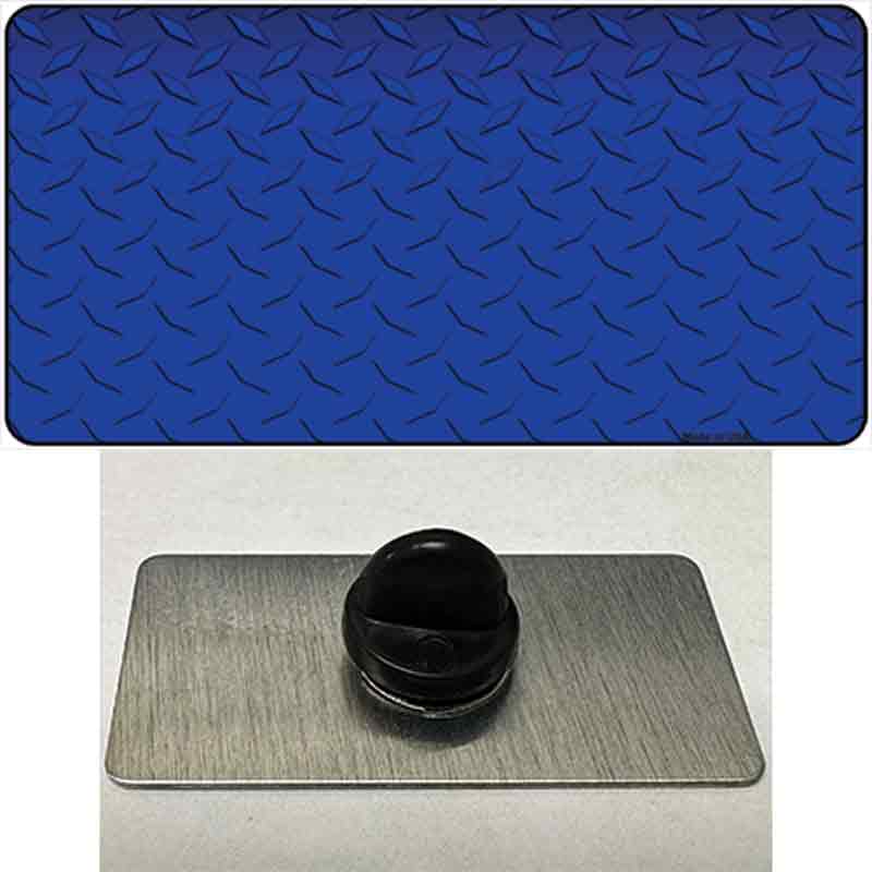 PIN-LP-2270 1.5 x 0.75 in. Diamond Blue Novelty Rectangle Metal Hat Pin
