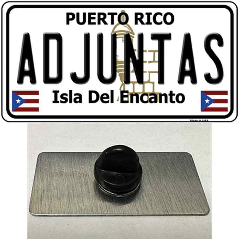 PIN-LP-2810 1.5 x 0.75 in. Adjuntas Novelty Rectangle Metal Hat Pin