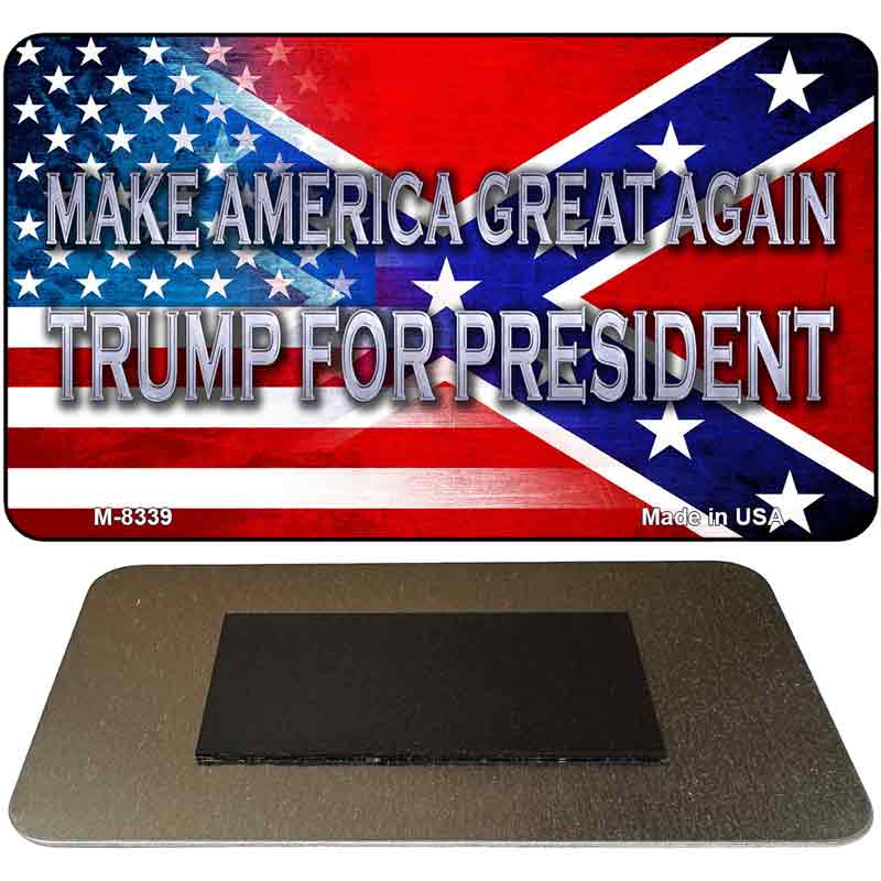 M-8339 3.5 x 2 in. Make America Great Novelty Rectangle Metal Magnet