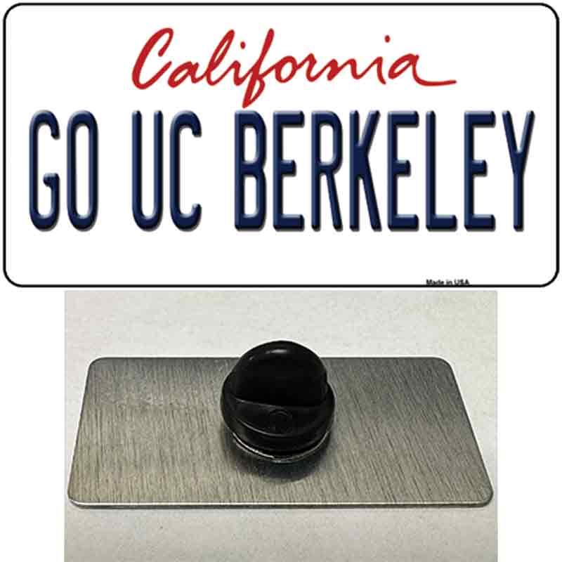 PIN-LP-12647 1.5 x 0.75 in. Go University of California Berkeley Novelty Rectangle Metal Hat Pin