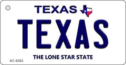 KC-9363 Texas Background Novelty Key Chain