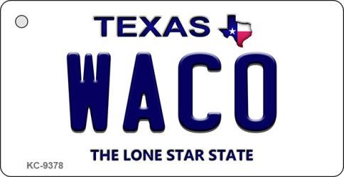 KC-9378 Waco Texas Background Novelty Key Chain