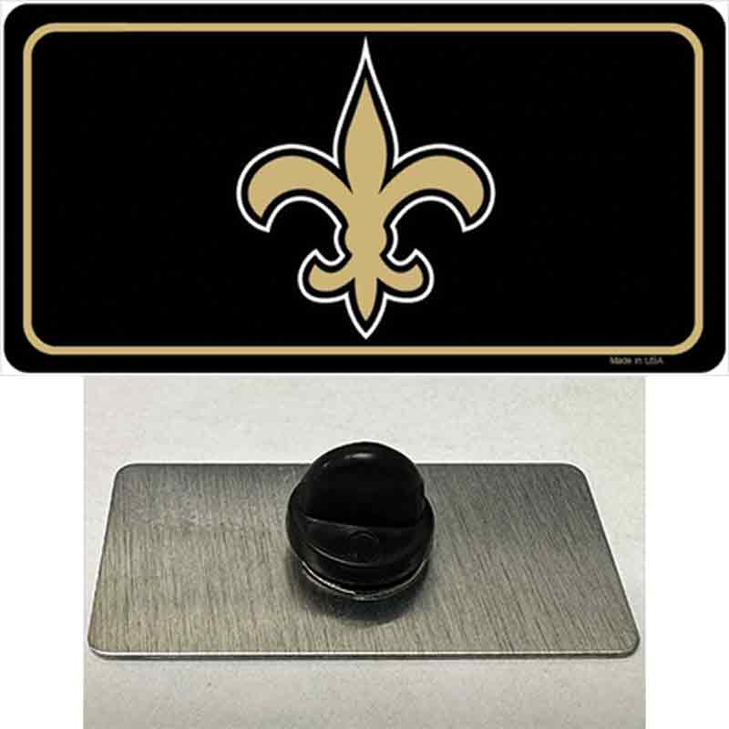 PIN-LP-1437 1.5 x 0.75 in. Fleur De Lis Novelty Rectangle Metal Hat Pin