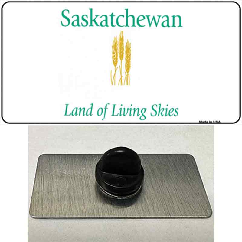 PIN-LP-1513 1.5 x 0.75 in. Saskatchewan Novelty Rectangle Metal Hat Pin