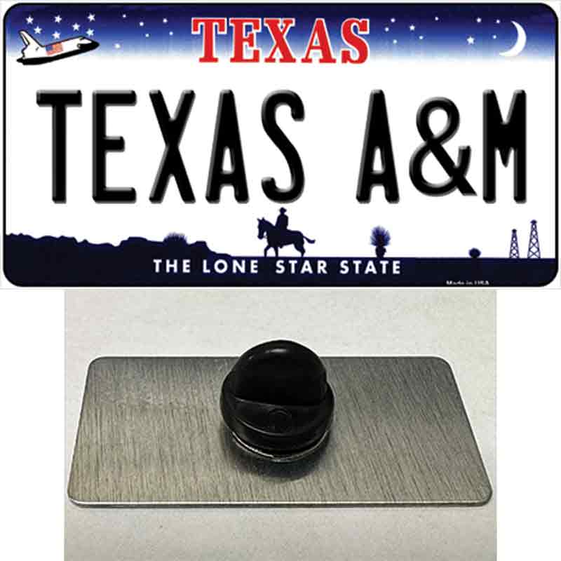 PIN-LP-13043 1.5 x 0.75 in. Texas A&M Novelty Rectangle Metal Hat Pin