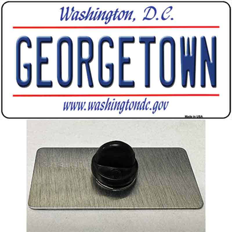 PIN-LP-13135 1.5 x 0.75 in. Georgetown Novelty Rectangle Metal Hat Pin