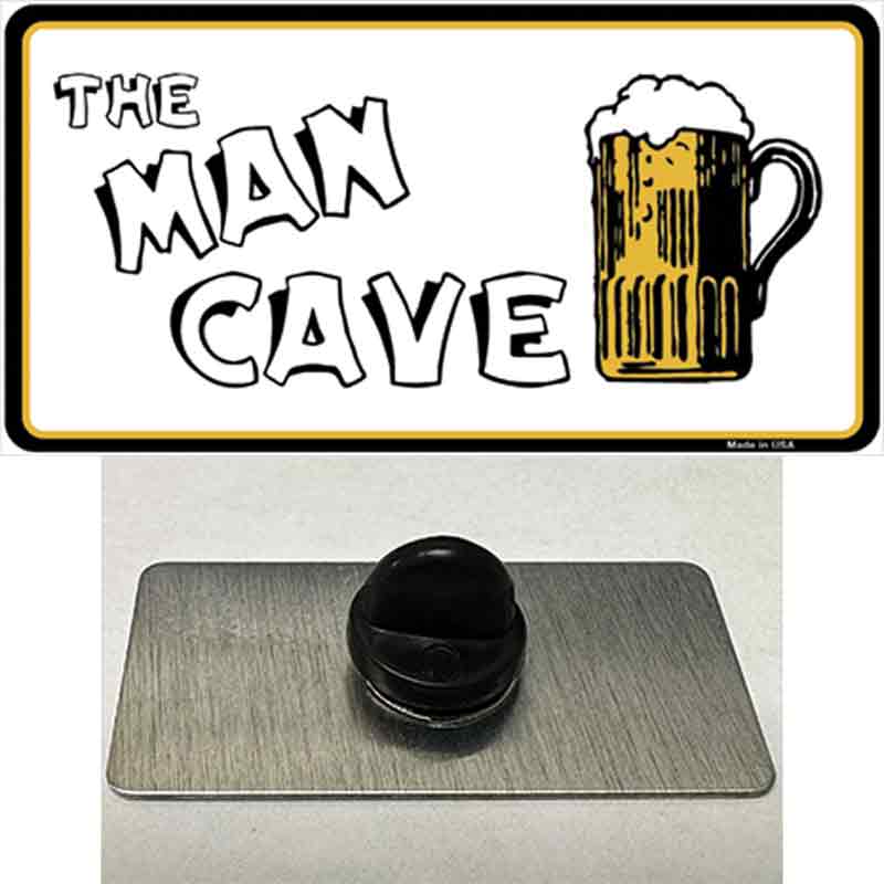 PIN-LP-1837 1.5 x 0.75 in. Man Cave Novelty Rectangle Metal Hat Pin