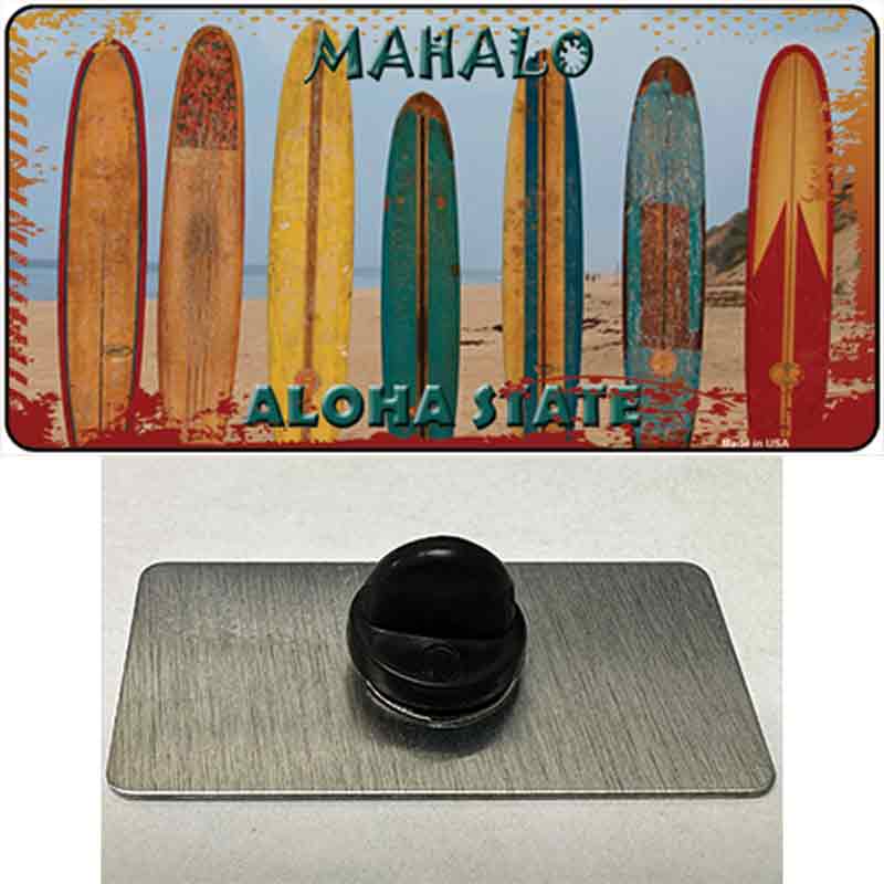 PIN-LP-7830 1.5 x 0.75 in. Aloha State Hawaii Blank State Novelty Rectangle Metal Hat Pin