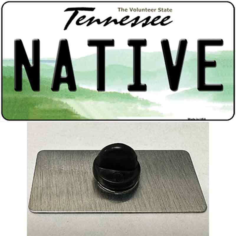 PIN-LP-6438 1.5 x 0.75 in. Native Tennessee Novelty Rectangle Metal Hat Pin
