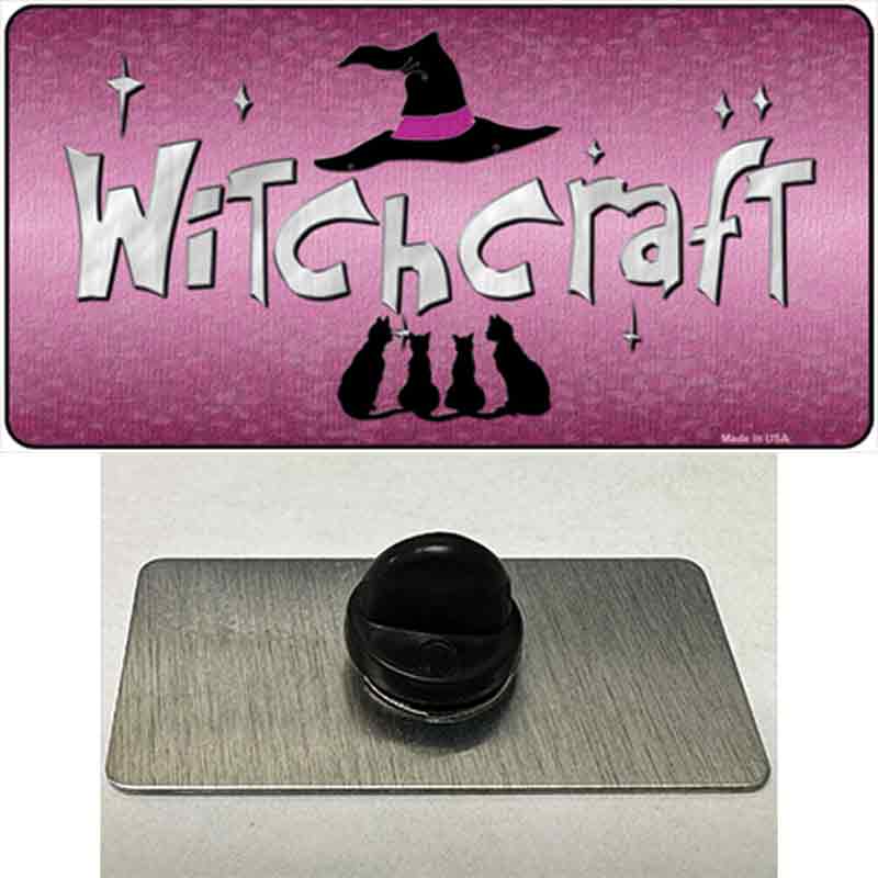 PIN-LP-8007 1.5 x 0.75 in. Witchcraft Novelty Rectangle Metal Hat Pin