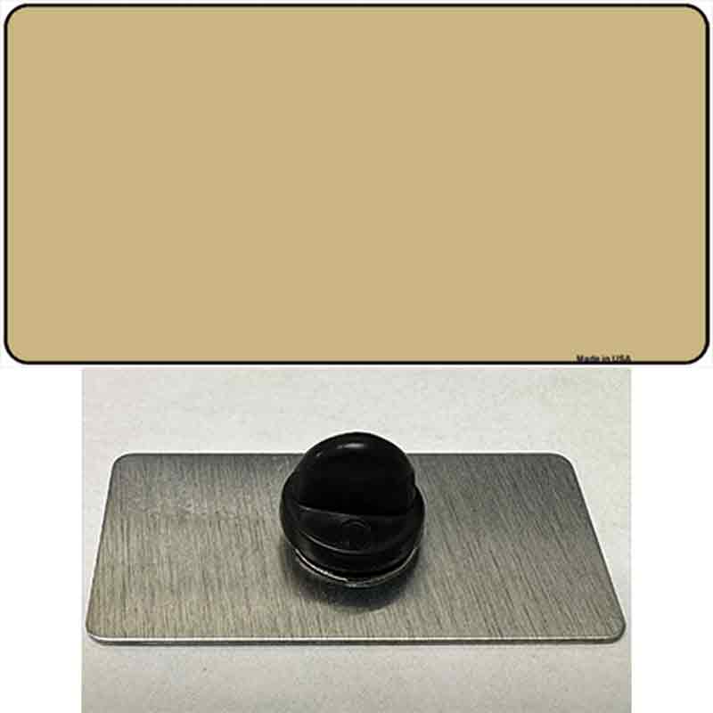 PIN-LP-4606 1.5 x 0.75 in. Gold Solid Novelty Rectangle Metal Hat Pin