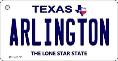 KC-9372 Arlington Texas Background Novelty Key Chain