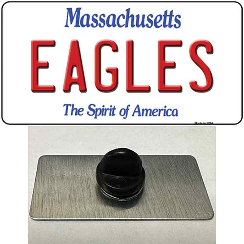 PIN-LP-12824 1.5 x 0.75 in. Eagles Novelty Rectangle Metal Hat Pin