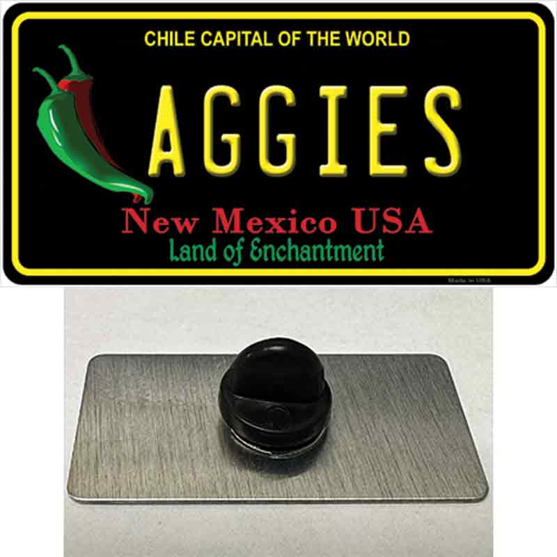 PIN-LP-12909 1.5 x 0.75 in. Aggies Novelty Rectangle Metal Hat Pin