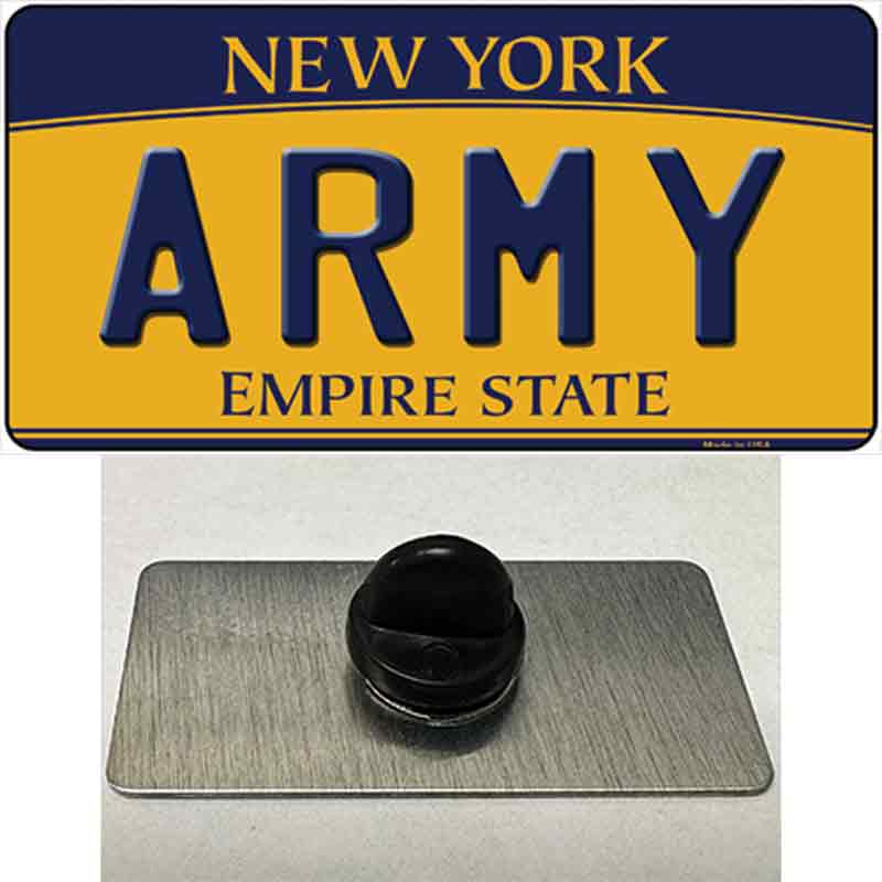 PIN-LP-12923 1.5 x 0.75 in. Army Novelty Rectangle Metal Hat Pin