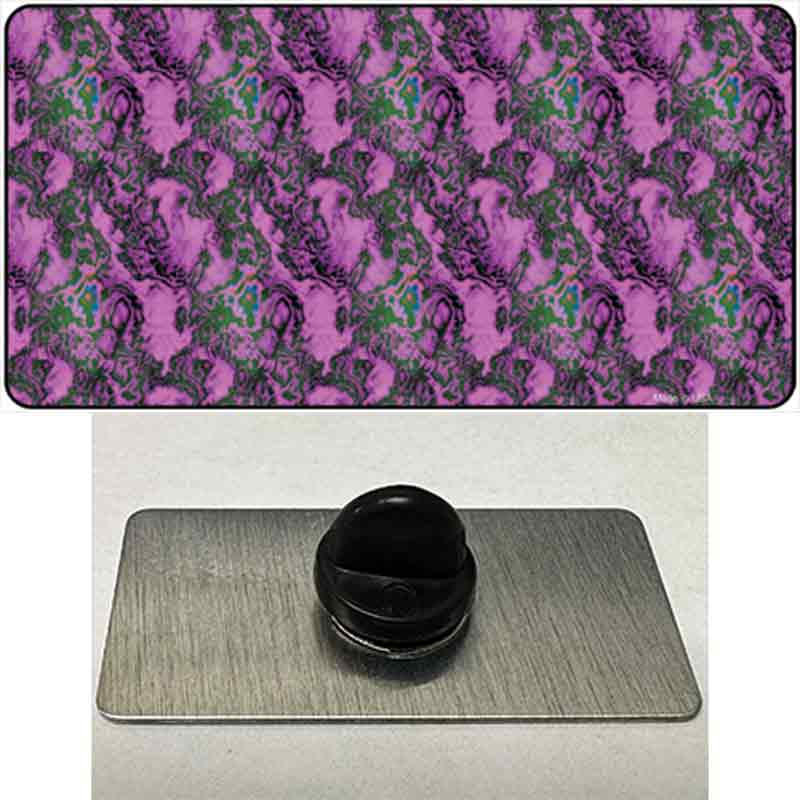 PIN-LP-1407 1.5 x 0.75 in. Purple Vortex Novelty Rectangle Metal Hat Pin