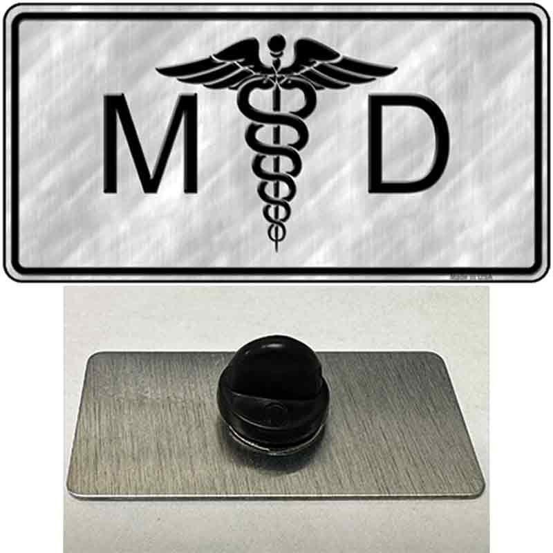 PIN-LP-2133 1.5 x 0.75 in. MD Novelty Rectangle Metal Hat Pin