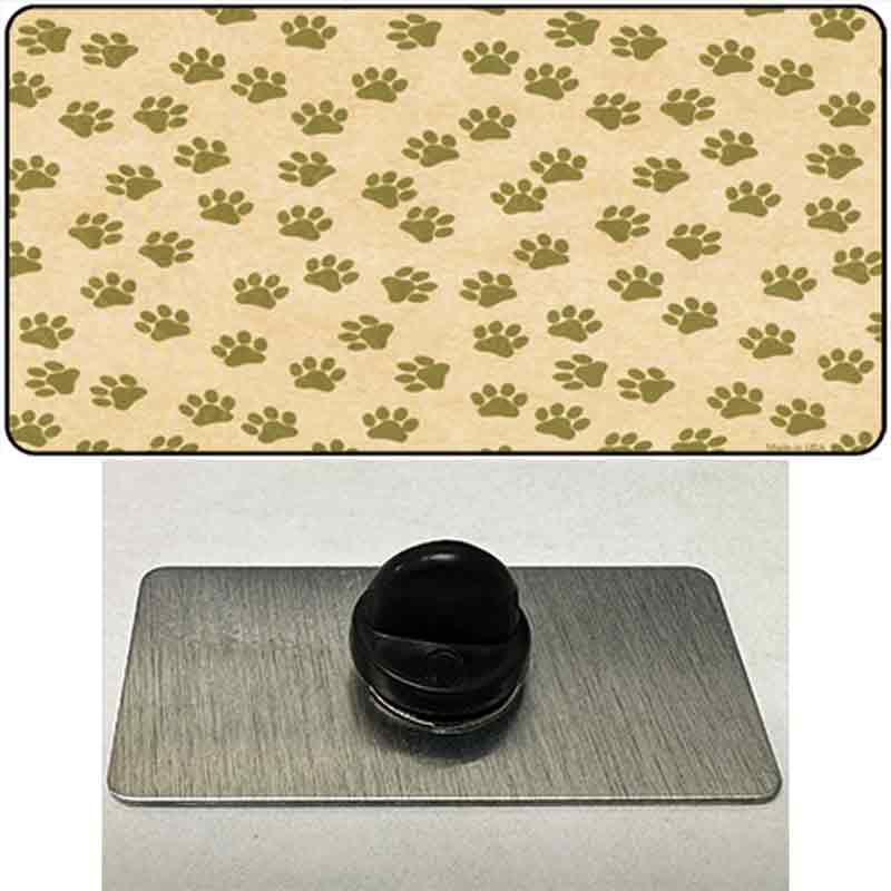PIN-LP-2188 1.5 x 0.75 in. Paws Novelty Rectangle Metal Hat Pin
