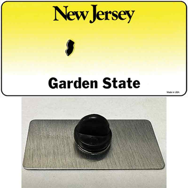 PIN-LP-2245 1.5 x 0.75 in. Jersey State Blank Novelty Rectangle Metal Hat Pin